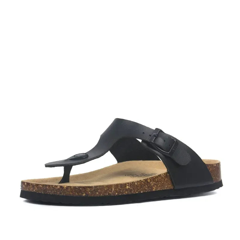 Fashion Women Slippers Flip Flops Summer Beach Cork Shoes Slides Girls Flats Sandals Casual Slippers Shoes Plus Size 35-45