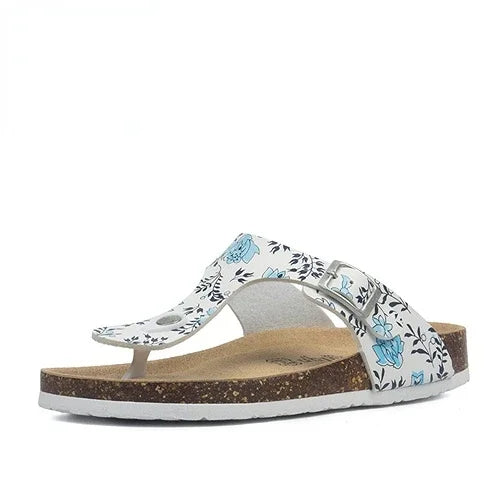 Fashion Women Slippers Flip Flops Summer Beach Cork Shoes Slides Girls Flats Sandals Casual Slippers Shoes Plus Size 35-45