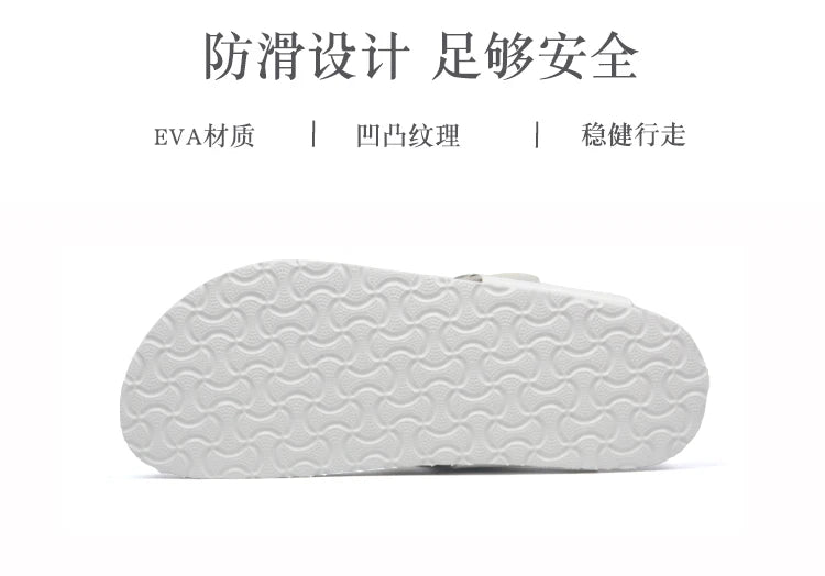 Fashion Women Slippers Flip Flops Summer Beach Cork Shoes Slides Girls Flats Sandals Casual Slippers Shoes Plus Size 35-45