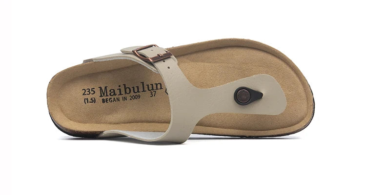 Fashion Women Slippers Flip Flops Summer Beach Cork Shoes Slides Girls Flats Sandals Casual Slippers Shoes Plus Size 35-45