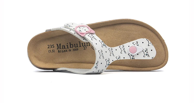 Fashion Women Slippers Flip Flops Summer Beach Cork Shoes Slides Girls Flats Sandals Casual Slippers Shoes Plus Size 35-45