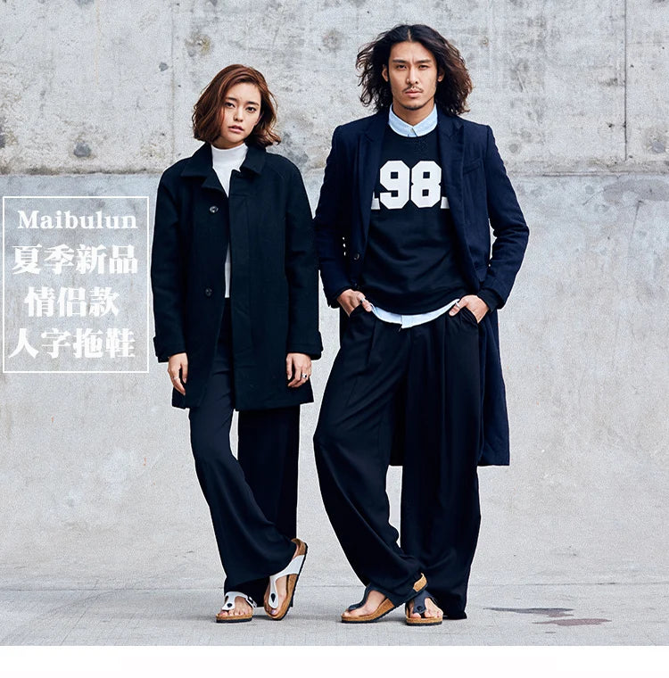 Fashion Women Slippers Flip Flops Summer Beach Cork Shoes Slides Girls Flats Sandals Casual Slippers Shoes Plus Size 35-45